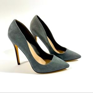 Shoedazzle blue/gray size 7.5 heels